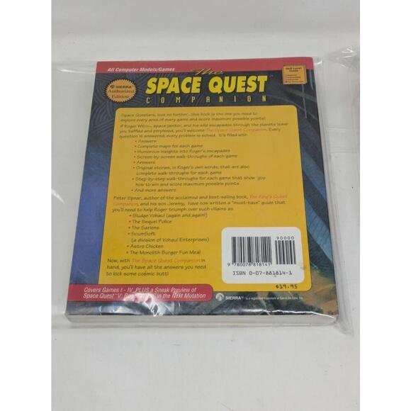 Space Quest l,ll III MS-DOS 5.25" & 3.5"  With Companion Guide-Complete - Picture 10 of 13